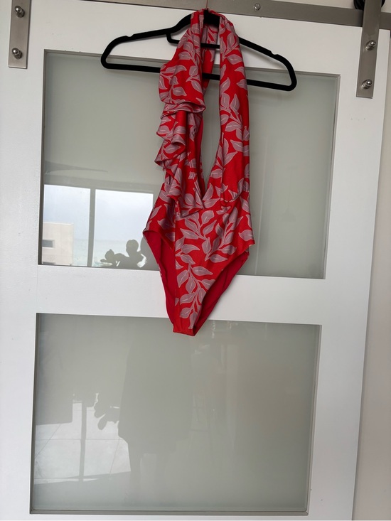 PatBO Other - PatBO One Piece Swim Suit - Worn Once - Red and Lavender- very chic for Summer